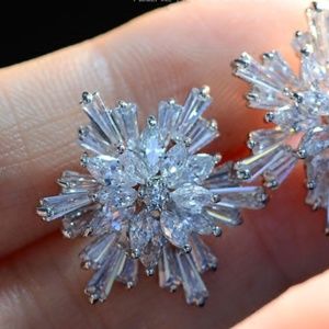 Snowflake earrings